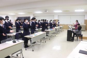 歌に合わせた身体活動の体験
